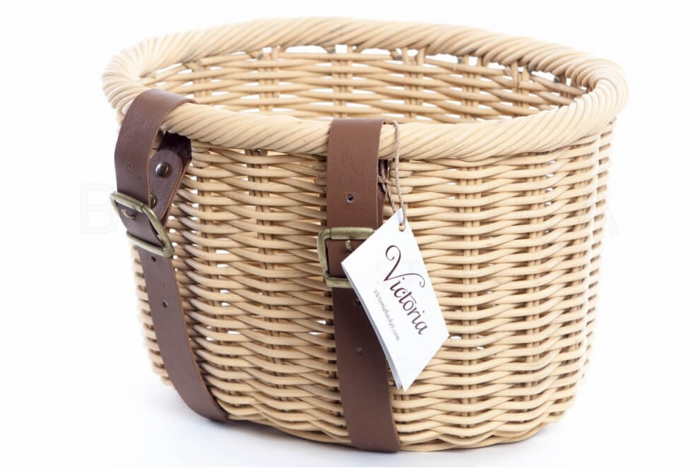 Comprar Cesta para bicicleta de mimbre Victoria Wicker natural