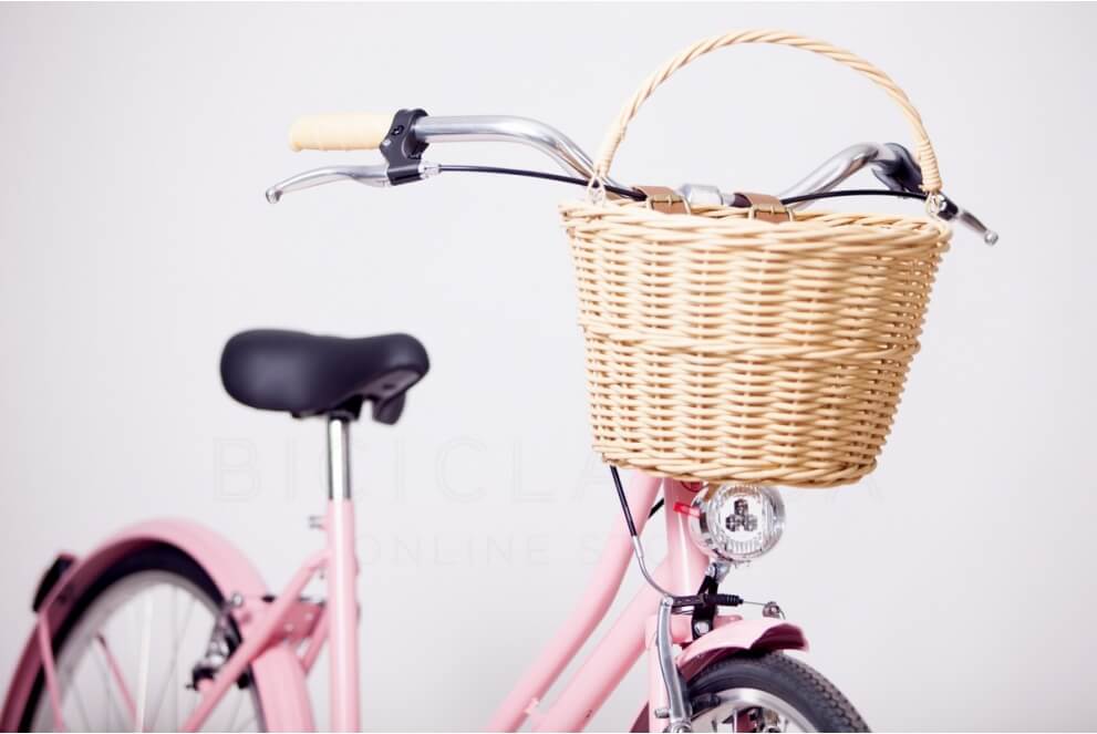 Comprar Cesta para bicicleta Victoria Wicker con asa