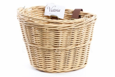 Comprar Cesta para bicicleta Victoria Wicker con asa