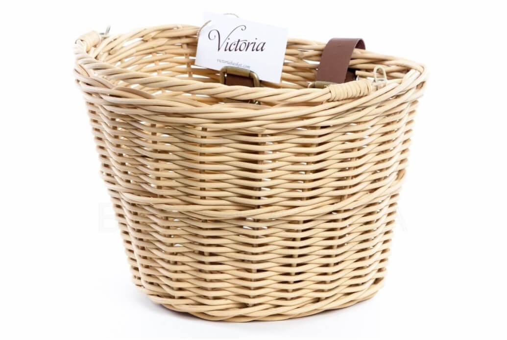 Bicycle basket Victoria Wicker with handle