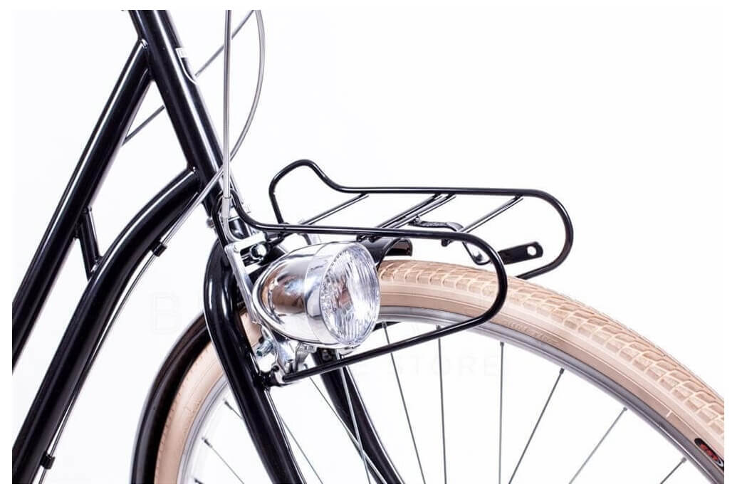 Portacestas delantero con anclaje al freno v-brake o cantilever