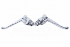 Comprar Manetas freno retro cromadas pareja