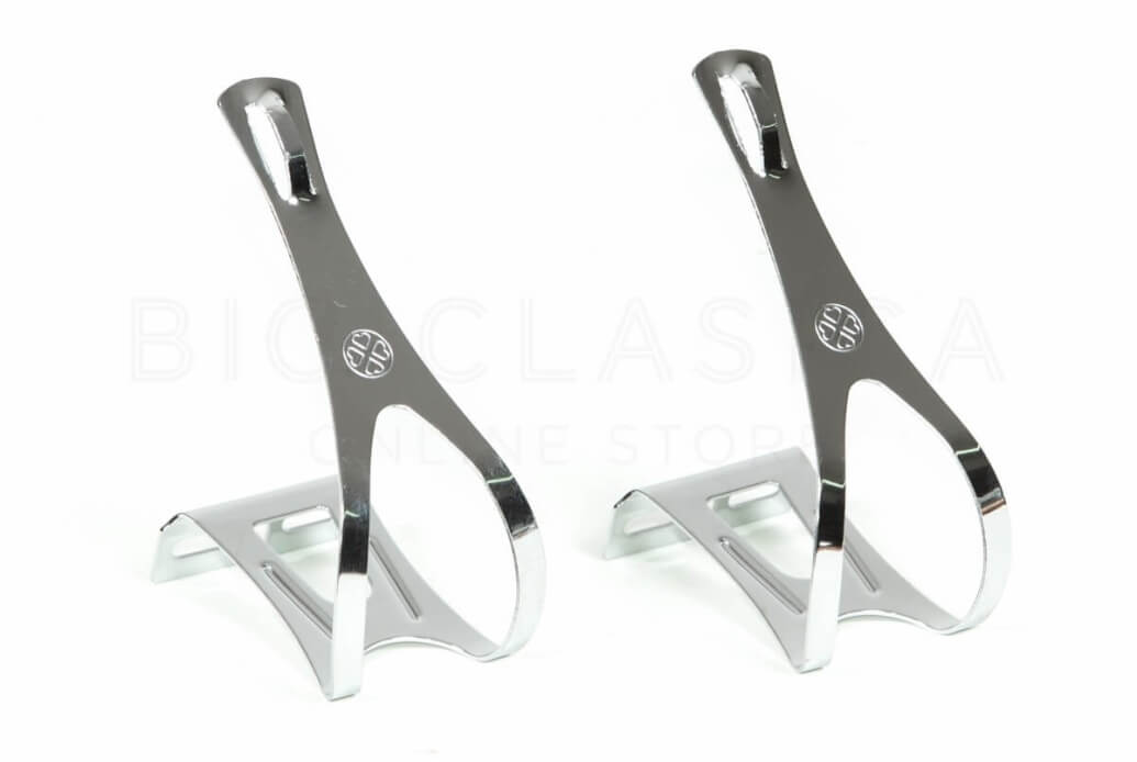 Pair of chrome footrests