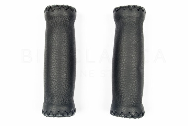 Leather Grips 120mm Black