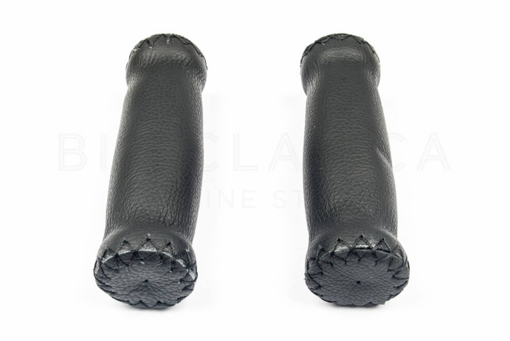 Comprar Puños Italianos Piel Negro 120mm