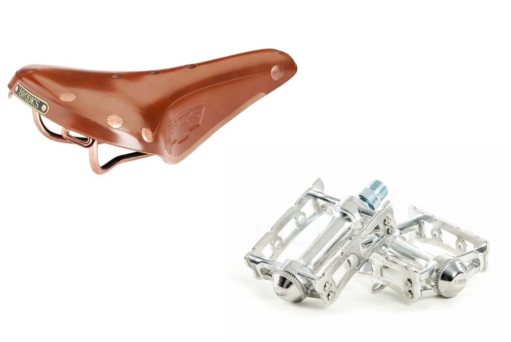 Comprar OFERTA Brooks B17 Special Honey + Nuez + Pedales Sylvan Track