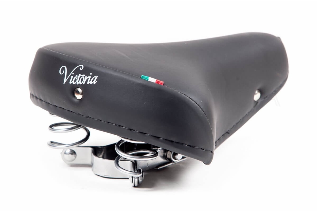 Saddle Victoria with Springs Black