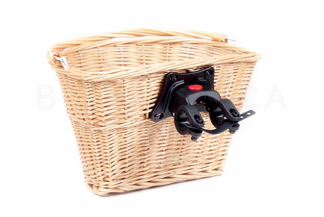 Cesta Mimbre Con Tapa Cesta De Mimbre Para Bicicleta BLESIY Con