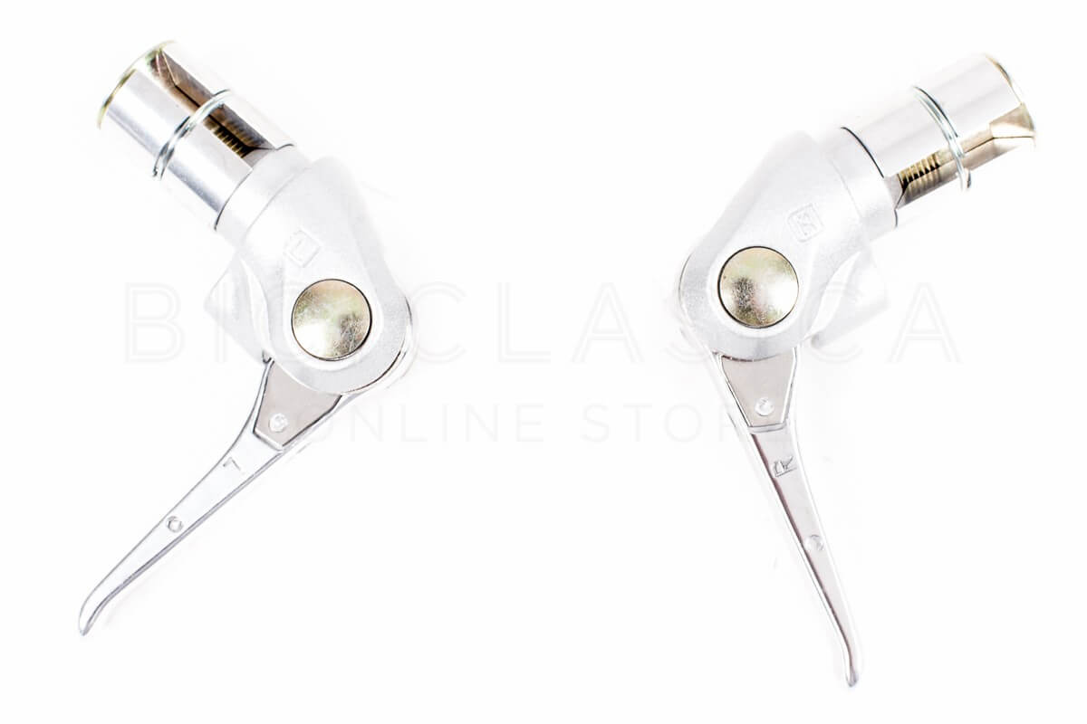 Manetas de Cambio Silver Shifter Bar End para Bicicleta carretera