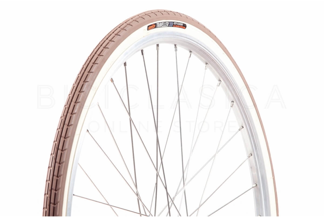 Tire CST Bicolor Brown with Cream Sidewall 28" (37-622) 700x35C Unit
