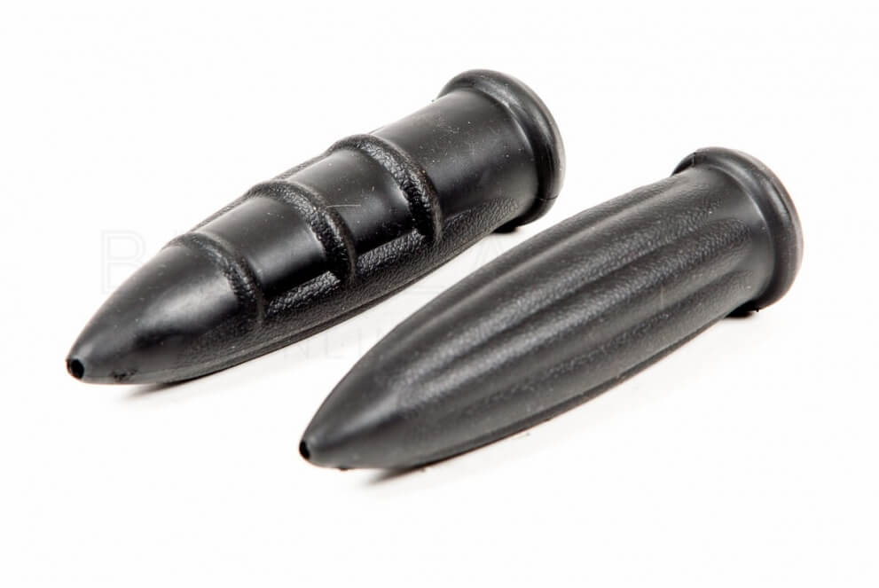 Comprar Puños de Resina Bullet Negros 130 MM