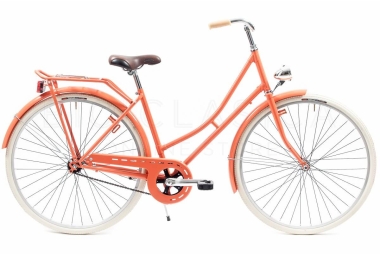Bicicleta Holandesa Contrapedal Naranja Clásica