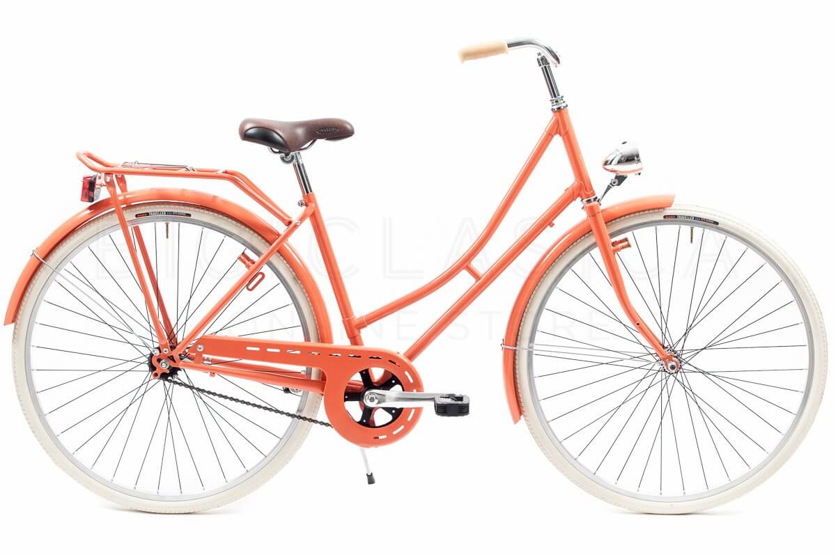 fuga lanzador Crónica Bicicleta Holandesa Bici holandesa Contrapedal Naranja Clásica