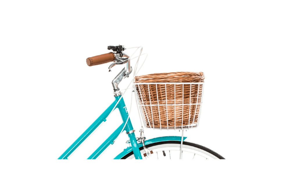 Comprar Cesta de Bicicleta + Portacestas Blanco/Negro para bicicleta REID