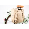 Comprar Alforja mochila para bicicleta de uso urbano color camel