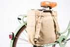 Comprar Alforja mochila para bicicleta de uso urbano color crema