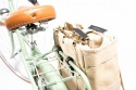Comprar Alforja mochila para bicicleta de uso urbano color crema