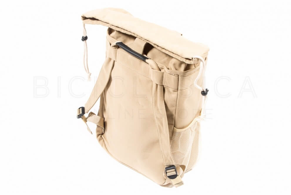 Comprar Alforja mochila para bicicleta de uso urbano color crema