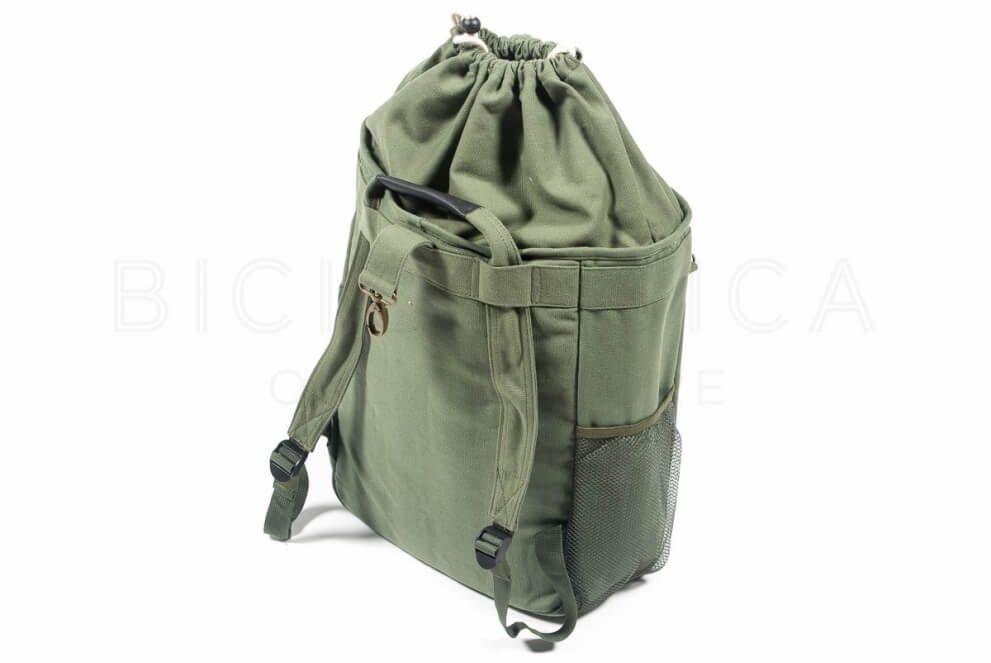 Comprar Alforja mochila para bicicleta de uso urbano verde