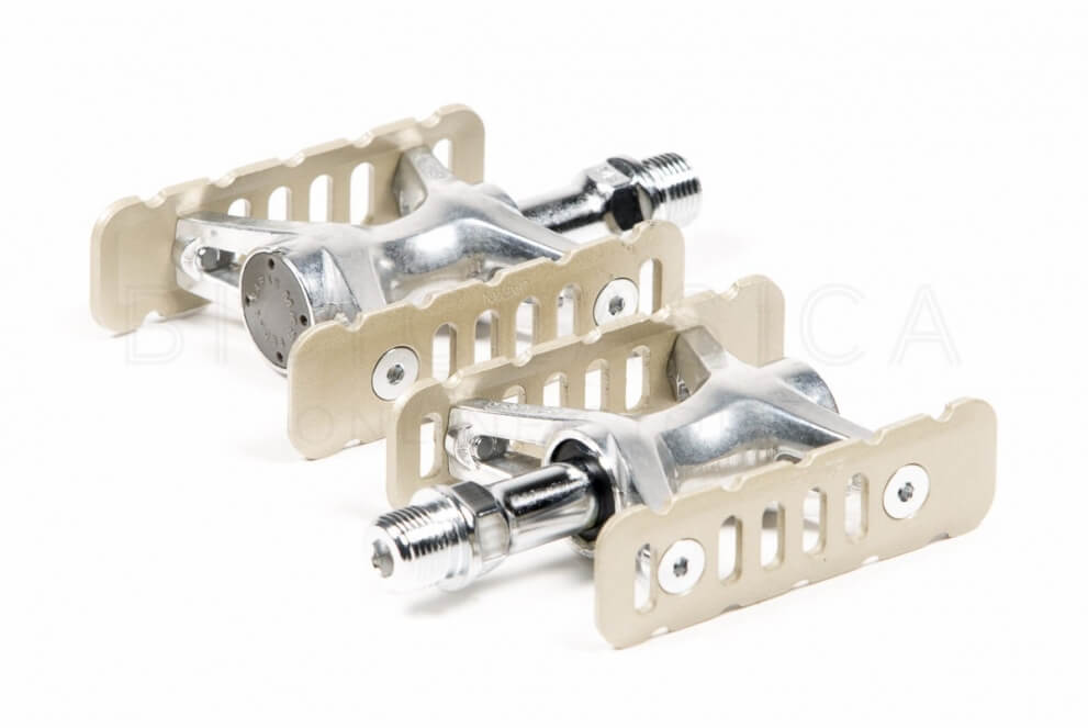 Comprar Pedales MKS Promenade dorado/plata (pareja)
