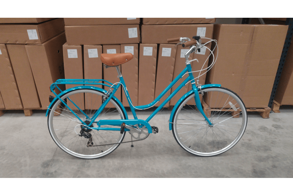 Comprar VENDIDA - Bicicleta de Paseo Holandesa Reid Classic Plus Aquamarina 7 Velocidades B-STOCK