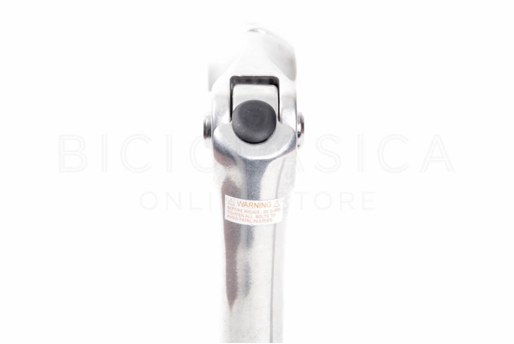 Stem adjustable ride stem in silver UNO 22,2 mm (1