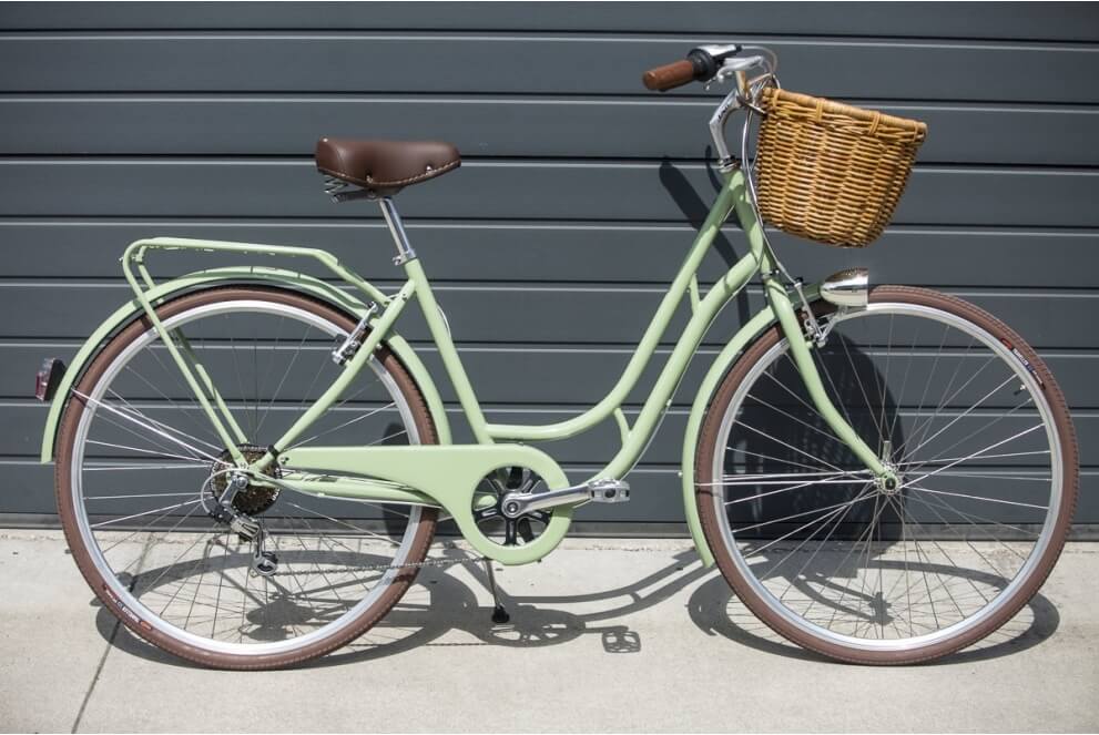 Comprar Bicicleta de Paseo Capri Berlin Verde-Marrón 6v