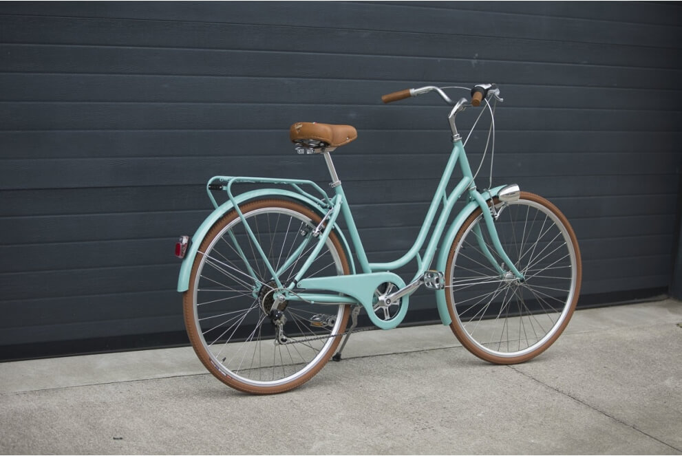 Comprar Bicicleta de paseo Capri Berlin aquamarina-marrón 7V