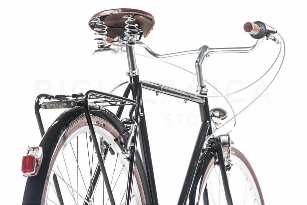 Comprar Bicicleta Capri Berlin Man Negro-Marrón 6 Velocidades Brooks