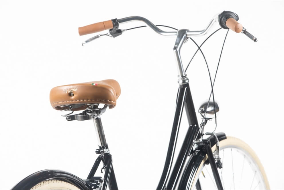 Comprar Bicicleta de Paseo Capri Barcelona Negro-Crema 6V Reacondicionado