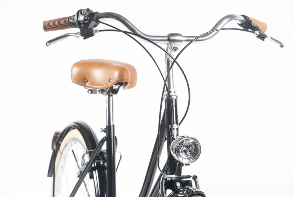 Comprar Bicicleta de Paseo Capri Barcelona Negro-Crema 6V Reacondicionado