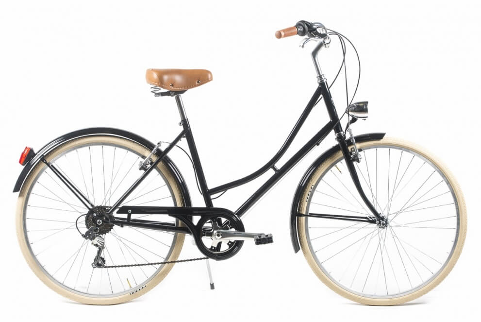 Comprar Bicicleta de Paseo Capri Barcelona Negro-Crema 6V Reacondicionado