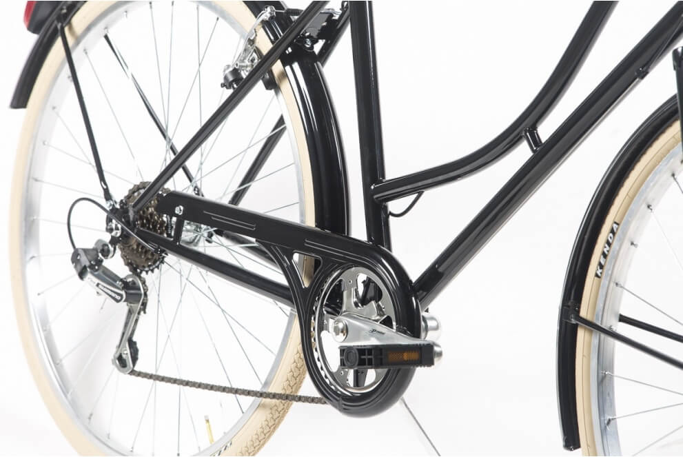 Comprar Bicicleta de Paseo Capri Barcelona Negro-Crema 6V Reacondicionado