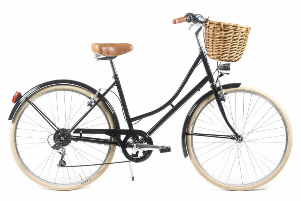 Comprar Bicicleta de Paseo Capri Barcelona Negro-Crema 6V Reacondicionado