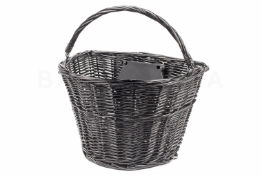 Wicker Bicycle Basket with...