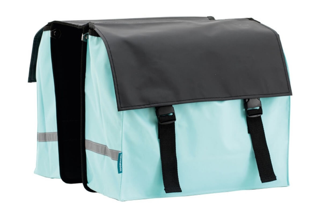 Comprar Alforja doble Tarpaulin turquesa-negro