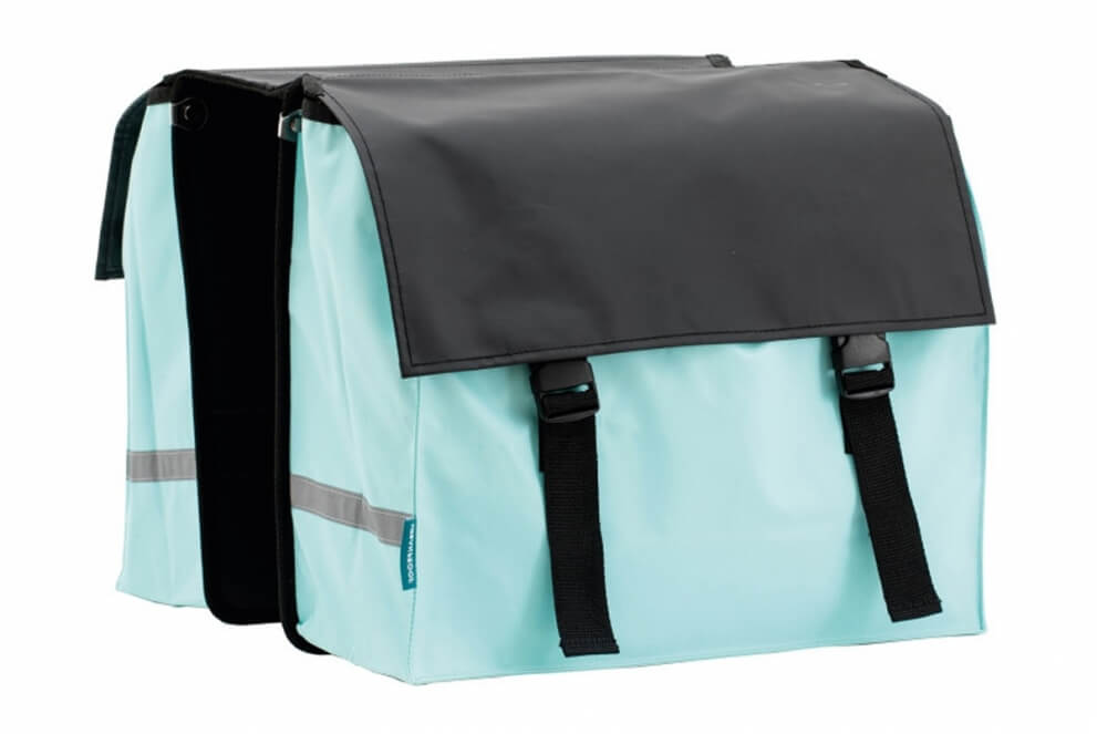 Comprar Alforja doble Tarpaulin turquesa-negro