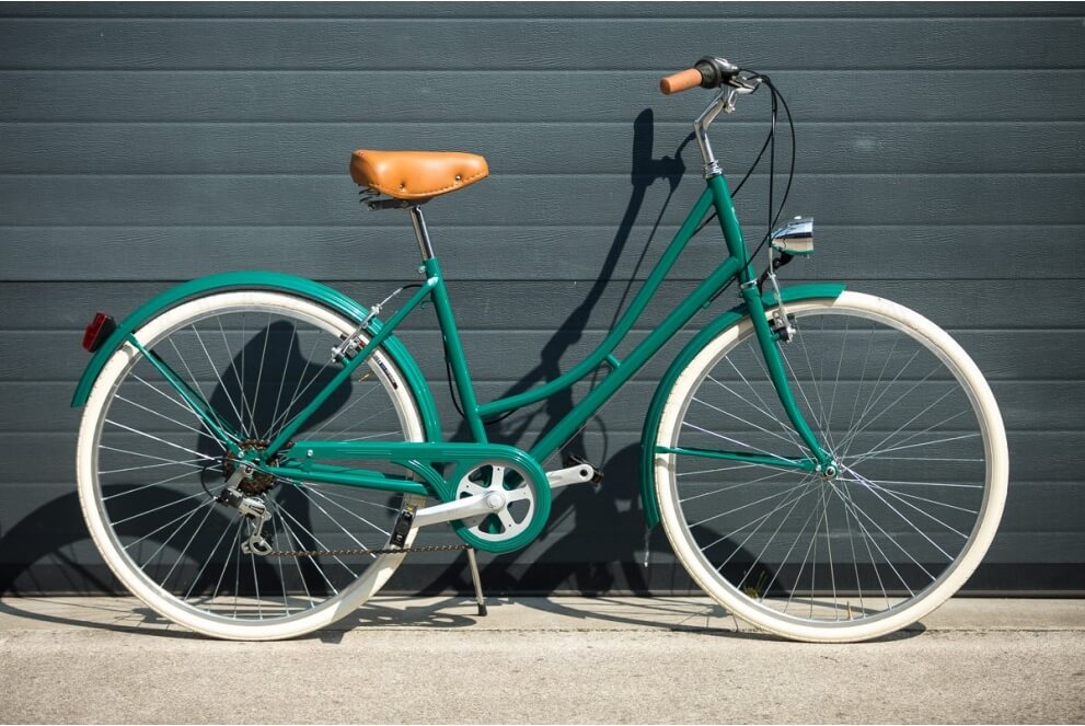 Comprar Bicicleta de paseo vintage Capri Valentina verde esmeralda