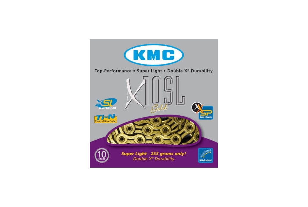 Comprar Cadena KMC x10SL Gold para 10 velocidades
