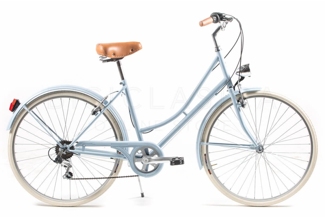 Comprar Bicicleta de paseo vintage Capri Valentina azul cielo