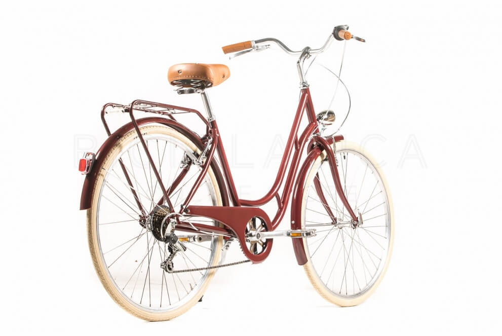 Comprar Bicicleta de Paseo Capri Berlin Night Fire Red - Crema 6v