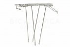 Gepäckträger für 26" und 28" Fahrräder grau kaufen - Kompatibel mit Capri Valentina