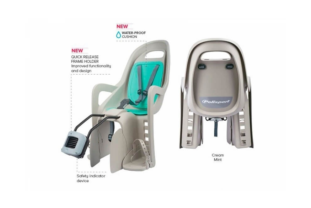 Comprar Silla Portabebe Polisport GROOVY FF Crema/Verde (AL CUADRO)