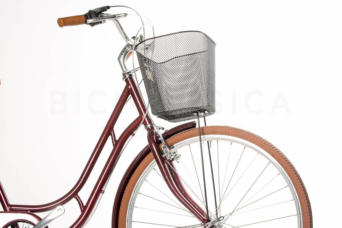 Cesta Bicicleta Metálica Delantera en