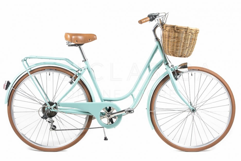 Comprar Bicicleta de Paseo Capri Berlin Aquamarina-Marrón 6V