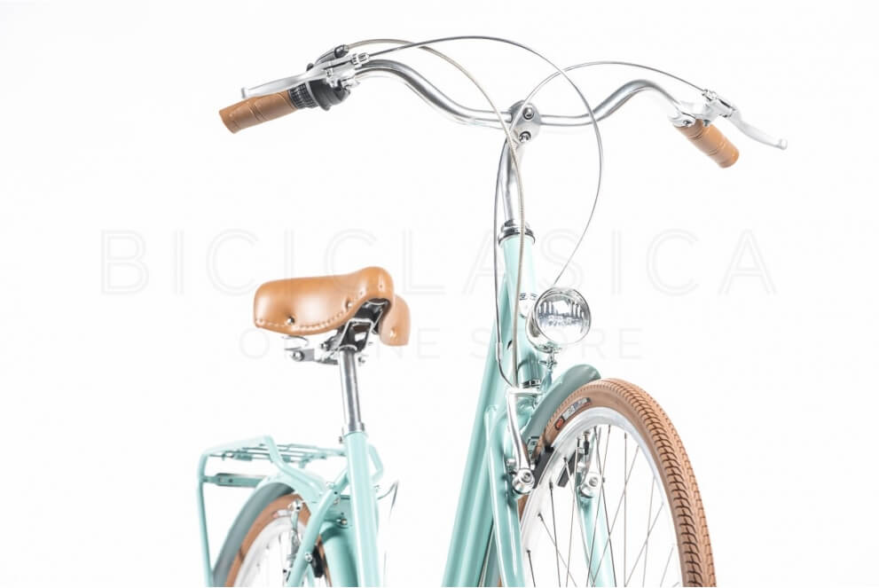 Comprar Bicicleta de Paseo Capri Berlin Aquamarina-Marrón 6V