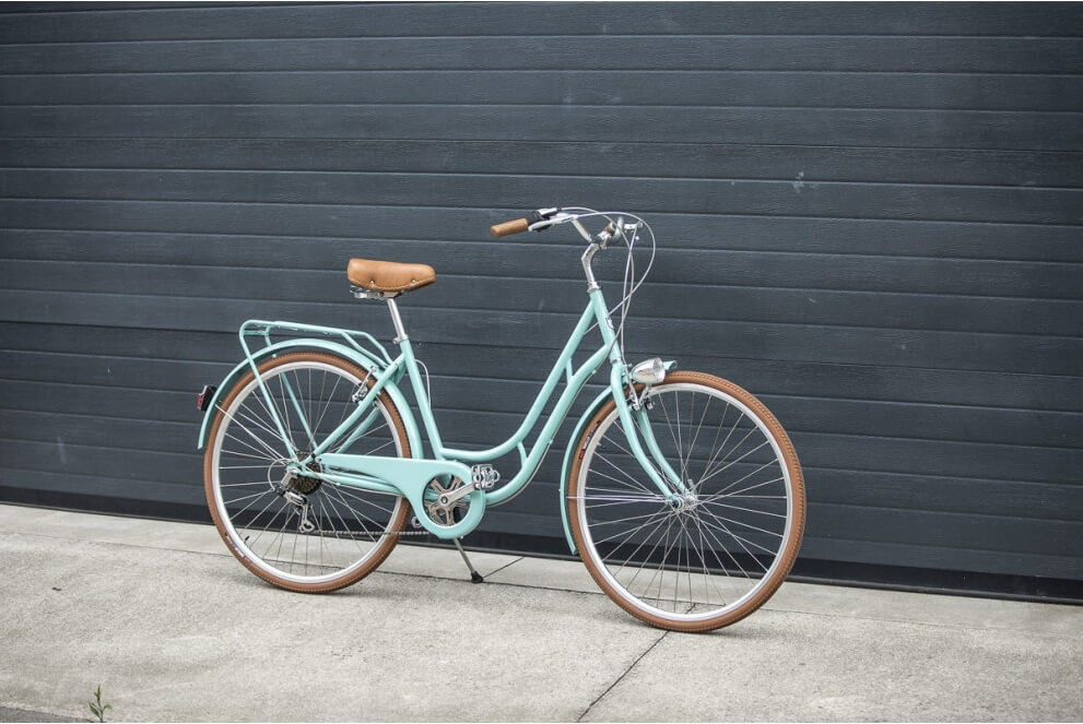 Comprar Bicicleta de Paseo Capri Berlin Aquamarina-Marrón 7V-