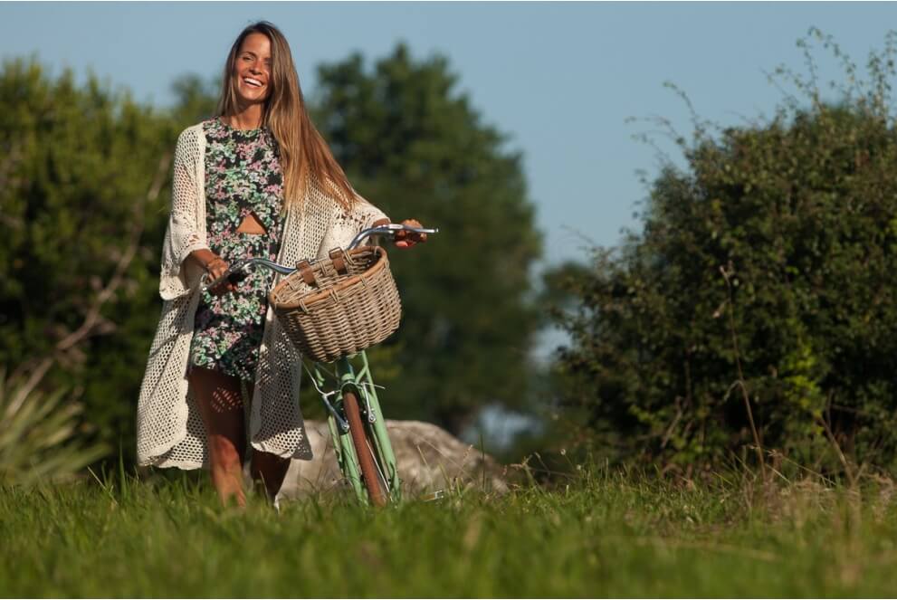 Comprar Bicicleta de Paseo Capri Berlin Verde-Miel 7V OUTLET