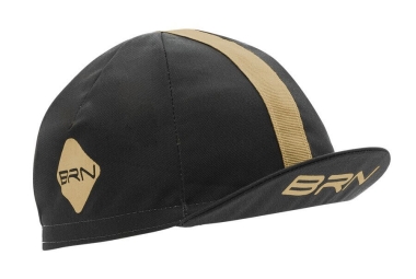 Cycling cap BRN Black / Yellow