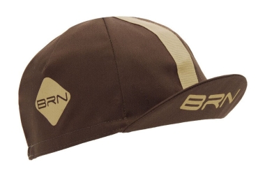 Cycling cap BRN Brown / Yellow